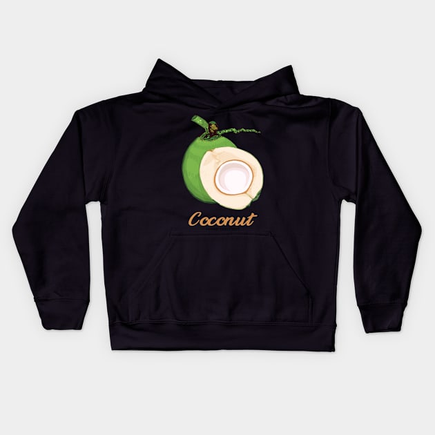 Coconut Kids Hoodie by KewaleeTee